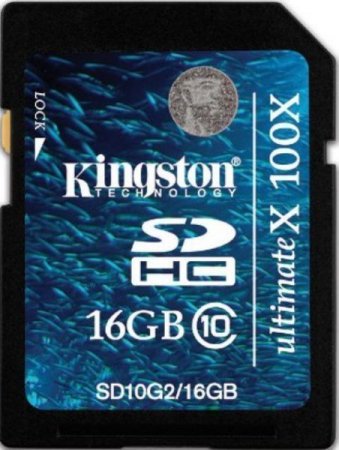 SDHC   8GB Kingston Class 10 UltimateX 100x UHS-I (PC) 