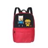  Классический школьный пиксельный рюкзак Classic school pixel backpack WY-A013 Красный Рюкзаки