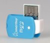 Картридер Smartbuy MicroSD, голубой (SBR-706-B) (PC)