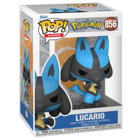 фигурки Фигурка Funko POP! Games: Лукарио (Lucario) Покемон (Pokemon) (59342) 9,5 см