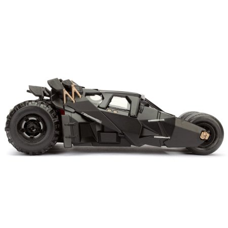 Модель машинки с фигуркой Jada Toys: Бэтмобиль "Темный рыцарь" 2008 (Batmobile Dark Knight 2008) 1:24 + Фигурка Бэтмен (Batman) 7 см (98261) 