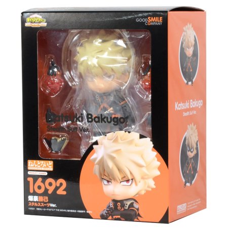 Фигурка Good Smile Company Nendoroid: Кацуки Бакуго (Katsuki Bakugo Stealth Suit Ver.) Моя Геройская Академия (My Hero Academia) (4580590126107) 10 см  
