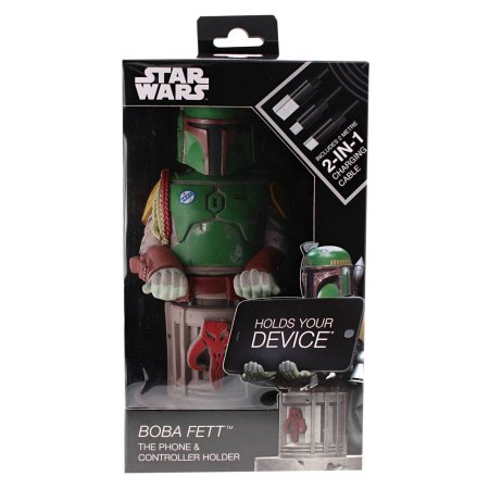  Фигурка подставка для геймпада/телефона Cable Guys: Боба Фетт (Boba Fett) Звездные Войны (Star Wars) (CGCRSW300154) 20 см 