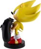 Фигурка подставка для геймпада/телефона Cable Guys: Супер Соник (Super Sonic) Ёж Соник (Sonic the Hedgehog) (93520) 20 см
