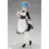 Фигурка Good Smile Company Pop Up Parade: Рем (Rem) Жизнь с нуля в альтернативном мире (Re:ZERO Starting Life in Another World Ice Season Ver.) (4580416942881) 17 см 