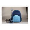  Рюкзак пиксельный на роликах WY-A024 Super Class Rolling Backpack Темно-синий Рюкзаки