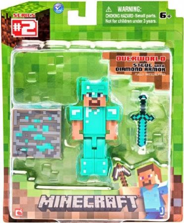  Minecraft Steve with Diamond Armor (   )   (6 ) (16504)