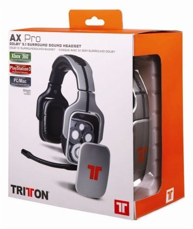 Universal: Tritton. Гарнитура проводная AX Pro с объемным звуком (AX PRO + True 5.1 Surround Headset) PS3/PC/Xbox 360 (Xbox 360)