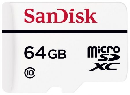 MicroSD   64GB SanDisk Class 10 High Endurance Video Monitoring + SD  (PC) 