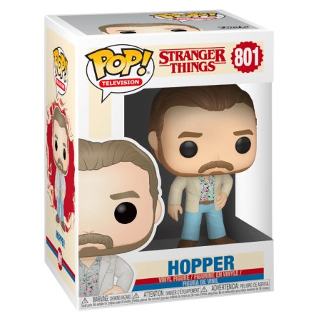 фигурки Фигурка Funko POP! TV: Джим Хоппер Ночь Свиданий (Jim Hopper (Date Night)) Очень странные дела (Stranger Things) (38484) 9,5 см