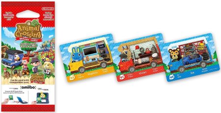 Набор интеллектуальных карточек Amiibo (Animal Crossing: New Leaf Welcome) 3 шт