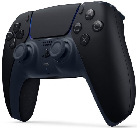 Геймпад беспроводной DualSense Wireless Controller Midnight Black (Чёрная полночь) (на PS5 работает только на играх PS4) (PS5/PS4/PC/Android/iOS)