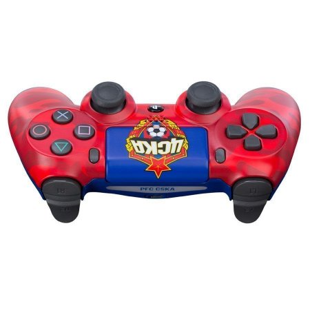  Геймпад беспроводной (кастомизированный) Sony DualShock 4 Wireless Controller (PFC CSKA) ПФК ЦСКА «Красно-армейский» RAINBO (PS4) 