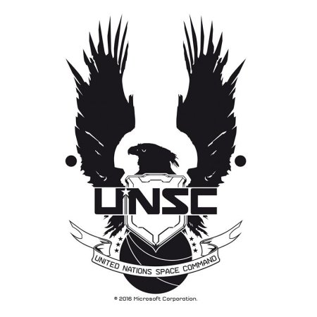  Кружка стеклянная ABYstyle: Космическое Командование Объединённых Наций (UNSC) Хало (Halo) (ABYVER049) 500 мл
