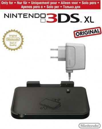  3DS XL K   (Charging Cradle) +   (  /  ) AC Adaptor 220v (Nintendo 3DS XL)  3DS