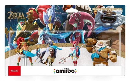 Amiibo:  :     (Urbosa Revali Mipha Daruk) (The Legend of Zelda Collection)  Nintendo Switch