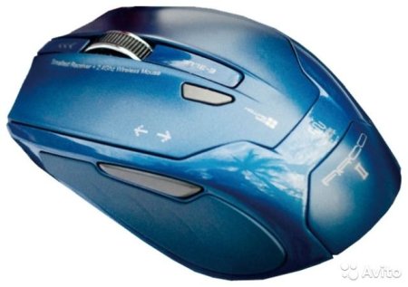 Мышь беспроводная E-BLUE Arco2, синяя (PC) 