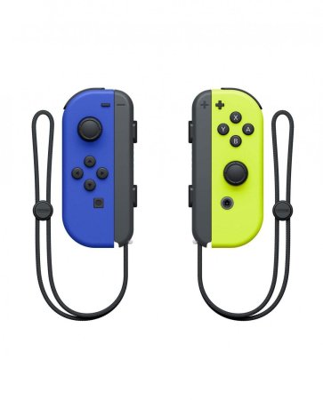 Набор из 2-х контроллеров Joy-Con Синий/Неоновый желтый (Switch) HK