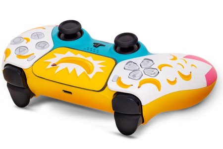 Геймпад беспроводной (кастомизированный) Sony DualSense Wireless Controller (Ice banana) Оригинал RAINBO (PS5)