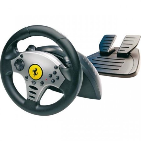 Руль Universal Challenge Racing Wheel + переходник PS2 to Xbox 360 (Xbox 360)