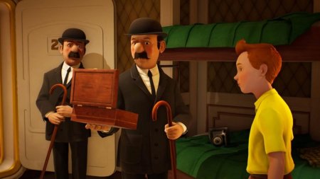 игра Tintin Reporter: Cigars of the Pharaoh Ограниченное издание (Limited Edition) Русская Версия (Switch) для Nintendo Switch