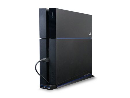  Подставка для вертикальной установки консоли с разветвителем USB 4gamers (4G-4181) (PS4) 
