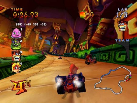 Crash Bandicoot Action Pack (Nitro Kart + Twinsanity + Tag Team Racing) (PS2)