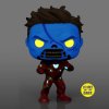 фигурки Фигурка Funko POP! Bobble: Железный человек (Iron Man (GW) (Exc)) Марвел: Что если зомби... (Marvel: What If Zombie) (58178) 9,5 см
