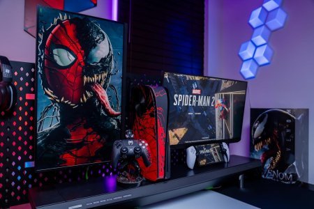 Фигурка подставка для геймпада/телефона Cable Guys: Симбиот Человек-Паук (Symbiote Spider-Man) Марвел Человек-паук (Marvel Spider-Man) (896378) 20 см