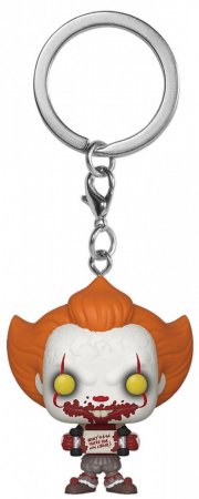   Funko Pocket POP! Keychain:    (Pennywise w/ Skateboard)   2 (IT Chapter 2) ((Exc) 40654-PDQ) 4 