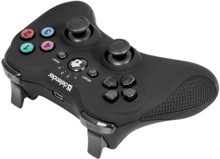 Геймпад беспроводной DEFENDER Game Expert BT1 Bluetooth, 2 дж (PS3) 