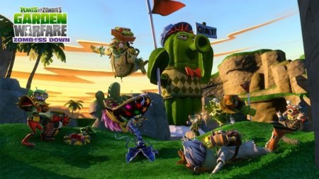 Игра Plants vs. Zombies: Garden Warfare (PS4) USED Б/У Playstation 4