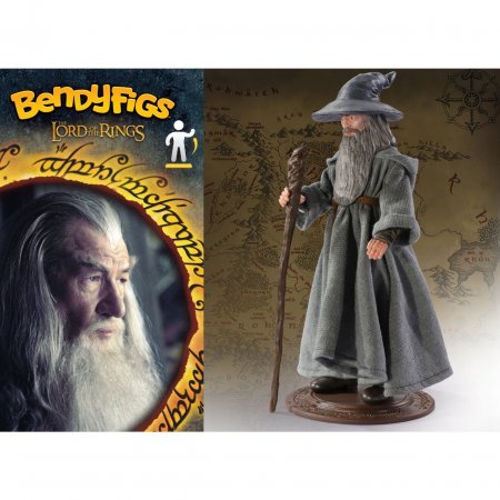  The Noble Collection Bendyfig:  (Gandalf)   (The Lord of the Rings) 19 
