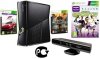 Игровая приставка Microsoft Xbox 360 Slim 250Gb Rus + Kinect Сенсор движений + игра Forza 4 + код Ведьмак 2 Русская Версия + Kineсt Sports