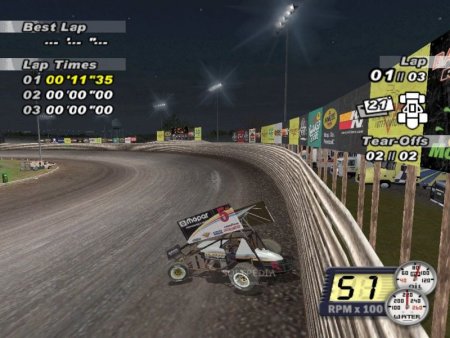   World Of Outlaws Sprint Cars (PS3)  Sony Playstation 3