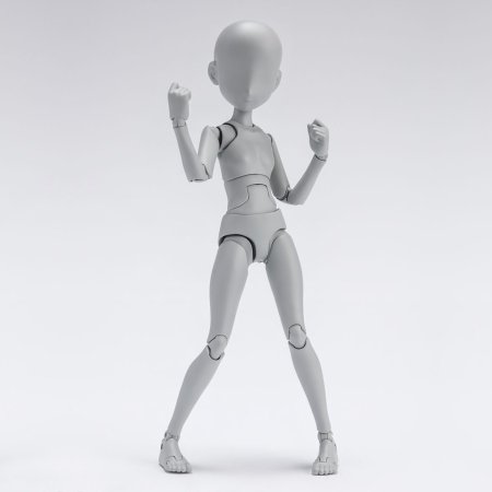 Фигурка Bandai Tamashii Nations S.H.Figuarts: Тело Чан с множеством точек артикуляции Вер. Серый (Body Chan Edition Dx Set (Gray Color Ver.)) Кен Сугимори (Ken Sugimori) (621030) 13 см 