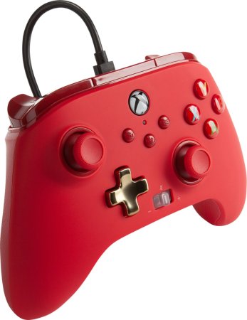   PowerA Enhanced Wired Controller for Xbox Series X/S (1518810-01) Red ()  (Xbox One/Series X/S/PC) 