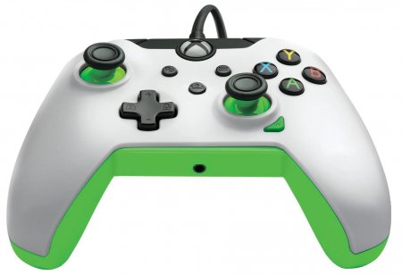   Controller Wired PDP Neon White (012-WG) (Xbox One/Series X/S/PC) 