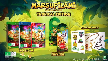 Игра Marsupilami: Hoobadventure - Tropical Edition (PS4) Playstation 4