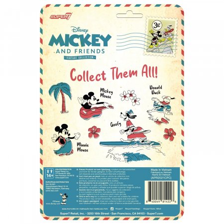   Super7 ReAction figures:   (Minnie Mouse)    (Disney Hawaiian Holiday) (DISNW02-MNM-01) 9,5 