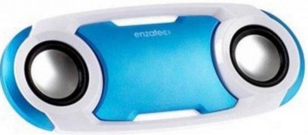 Колонки-плеер ENZATEC SP509BL, SD/USB, синие (PC) 
