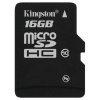 MicroSD Карта памяти 16GB Kingston Class 10 UHS-I U1 R/W 90/45 MB/s +SD адаптер (PC) 
