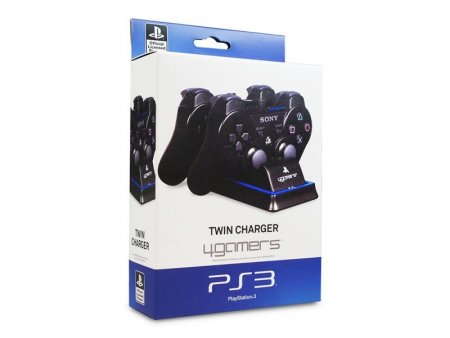   4gamers Twin Charger  2  (SPC9813) (Mini USB) (PS3) 