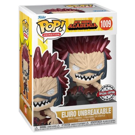 фигурки Фигурка Funko POP! Animation: Эйджиро Киришима (Eijiro Unbreakable (MT)(Exc)(1009)) Моя геройская академия (My Hero Academia) (57232) 9,5 см