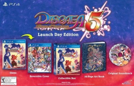  Disgaea 5: Alliance of Vengeance Launch Day Edition (PS4) Playstation 4