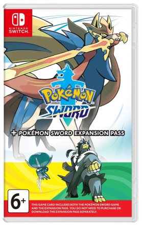 игра Pokemon: Sword + Expansion Pass + Nintendo Labo: Vehicle Kit (набор Транспорт) (Switch) для Nintendo Switch