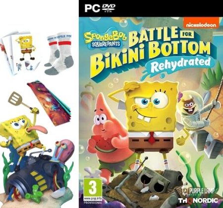 SpongeBob SquarePants: Battle For Bikini Bottom - Rehydrated (Губка Боб Квадратные Штаны: Битва за Бикини Боттом - Регидратация) Shiny Edition Русская Версия (PC)