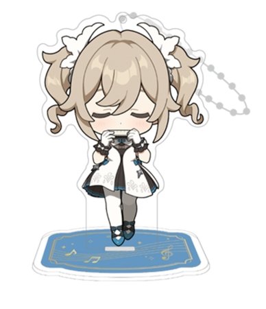   Genshin Impact Chibi Character Standee Strap:   (Barbara)   (Genshin Impact) (6974096538775) 7 