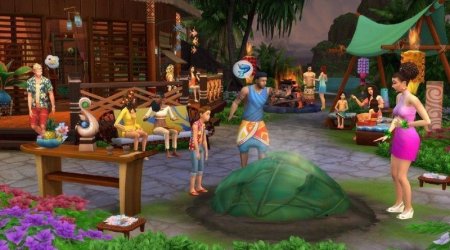 Игра The Sims 4 + Дополнение The Sims 4: Жизнь на острове (Island Living) (PS4) Playstation 4