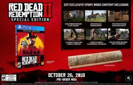  Red Dead Redemption 2 Special Edition   (PS4) USED / Playstation 4